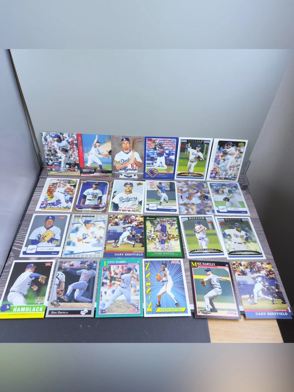 LA Dodgers Card Lot 24x Sheffield Gagne Russell Martin +